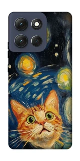 Чехол на Motorola Moto G86 paint cat фото 1 из 1