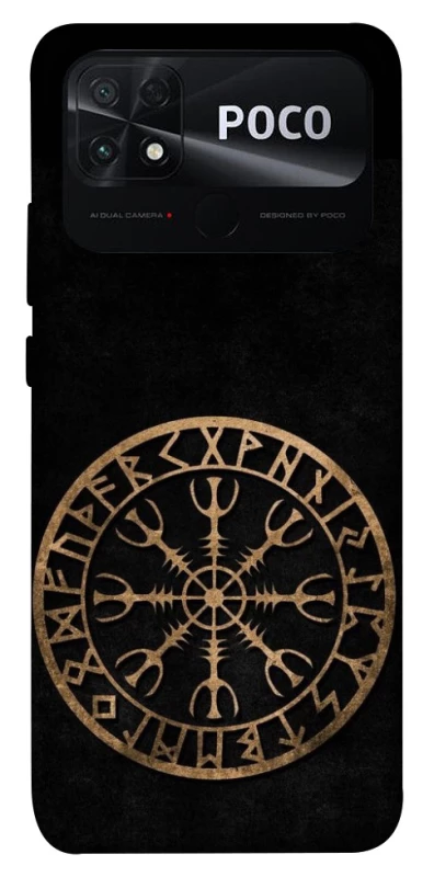Чохол на Xiaomi Poco C40 Рунічне коло v2 фото 1 з 1