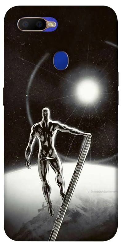 Чехол на Oppo A5s Серебряный сёрфер фото 1 из 1