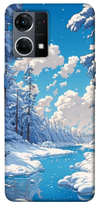 Чохол на Oppo Reno 7 4G Winter art фото 1 з 1