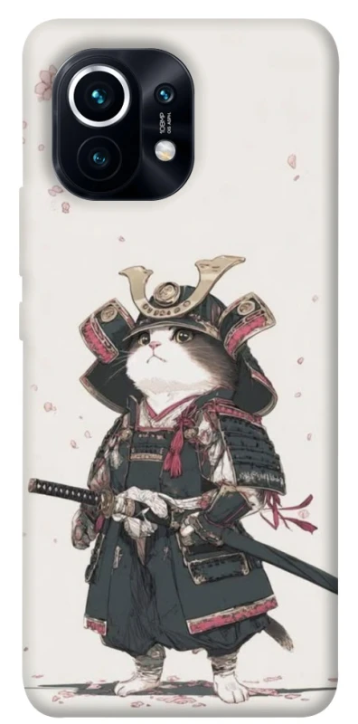 Чохол на Xiaomi Mi 11 Samurai Cat Warrior фото 1 з 1