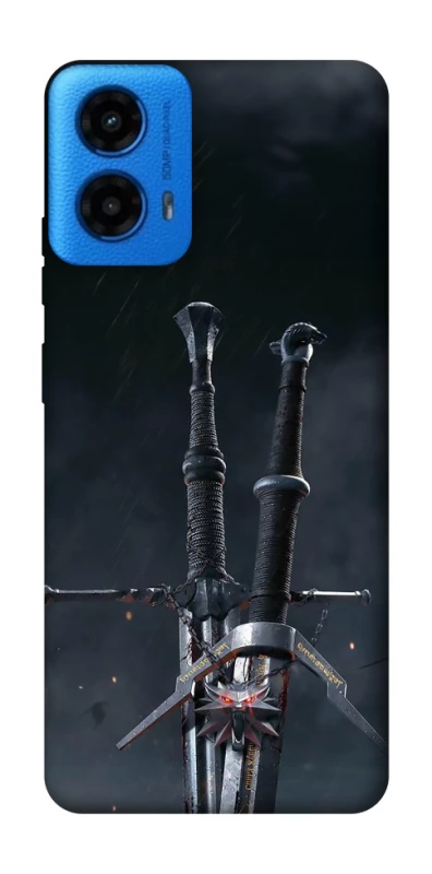 Чохол на Motorola Moto G45 Мечі Ведьмака фото 1 з 1