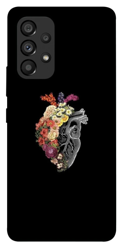 Чохол на Samsung Galaxy A53 5G Heart with flowers фото 1 з 1