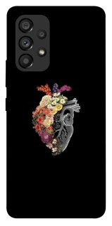 Чохол на Samsung Galaxy A53 5G Heart with flowers фото 1 з 1
