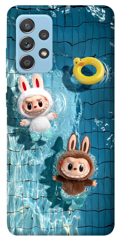 Чохол на Samsung Galaxy A52 4G / A52 5G Labubu in the pool фото 1 з 1