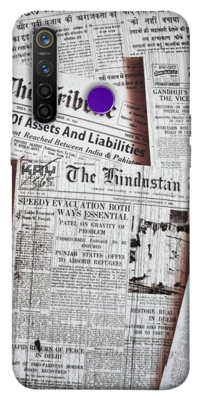 Чехол на Realme 5 Pro Газеты фото 1 из 1