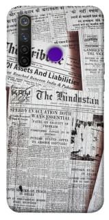 Чехол на Realme 5 Pro Газеты фото 1 из 1