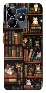 Чехол на Realme C53 Cats & Books фото 1 из 1