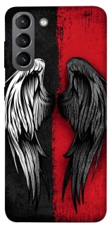 Чехол на Samsung Galaxy S21 Angel and Devil фото 1 из 1