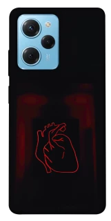 Чехол на Xiaomi Poco X5 Pro 5G Красное сердце фото 1 из 1