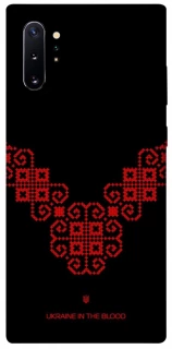 Чохол на Samsung Galaxy Note 10 Plus Чорно-червона вишиванка фото 1 з 1