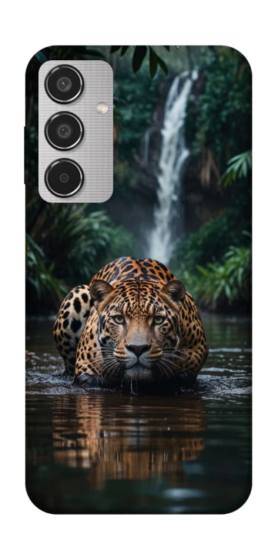 Чохол на Samsung Galaxy M35 Leopard in water фото 1 з 1