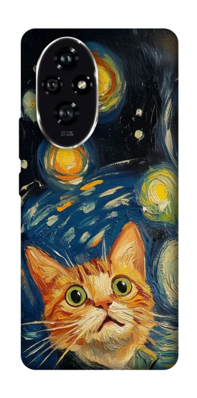 Чехол на Honor 200 paint cat фото 1 из 1