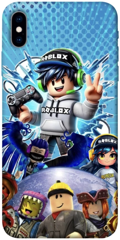 Чехол на Apple iPhone X (5.8") Roblox collage ver.3 фото 1 из 1