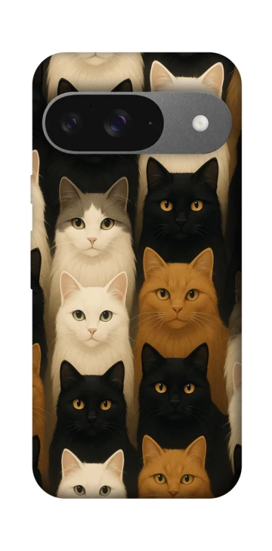 Чехол на Google Pixel 10 Colorful Cat Collage фото 1 Чехол на Google Pixel 10 Colorful Cat Collage фото 1 из 1