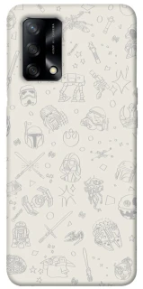 Чохол на Oppo A74 4G Star Wars background ver.1 фото 1 з 1
