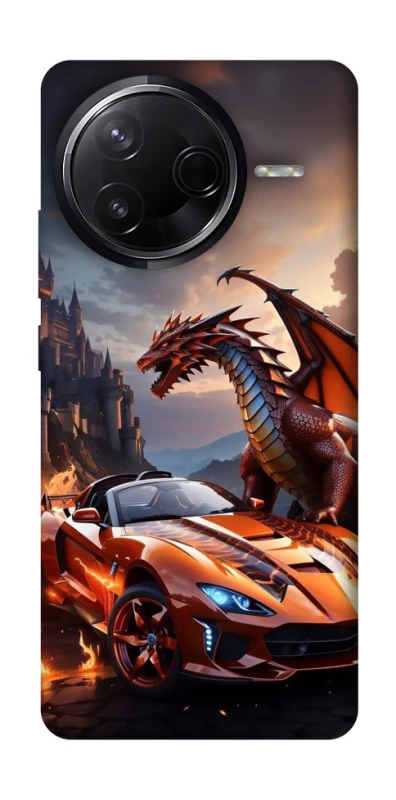 Чохол на Infinix Note 50 Pro Сar and dragon фото 1 з 1