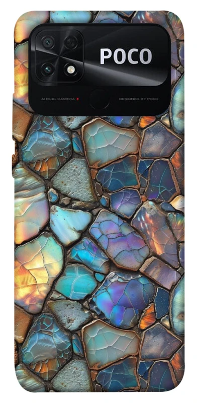 Чохол на Xiaomi Poco C40 Nature Mosaic ver.2 фото 1 з 1