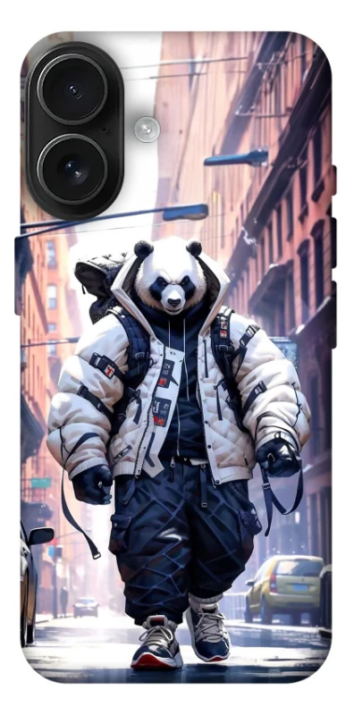 Чехол на Apple iPhone 17 (6.3") Панда курьер фото 1 из 1