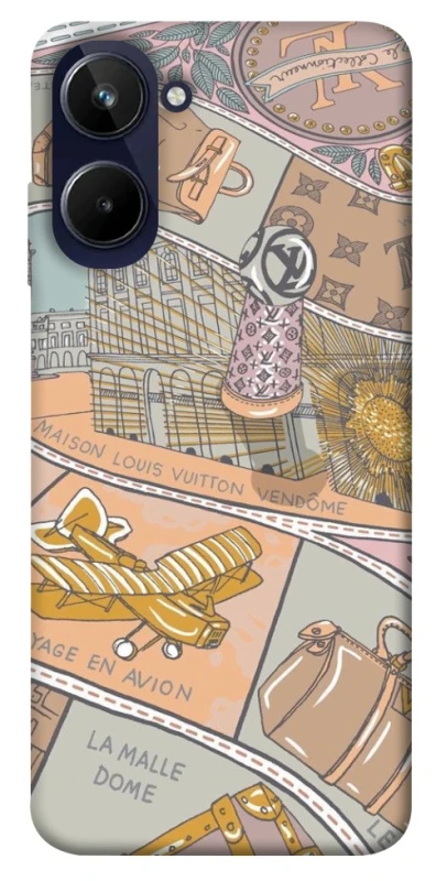 Чехол на Realme 10 4G Fashion collage ver.2 фото 1 из 1