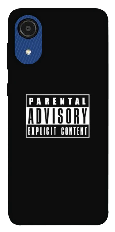 Чохол на Samsung Galaxy A03 Core Parental Advisory Label фото 1 Чохол на Samsung Galaxy A03 Core Parental Advisory Label фото 1 з 1
