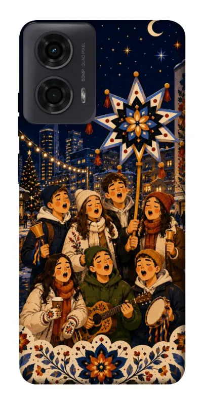 Чехол на Motorola Moto G04 Колядка фото 1 из 1
