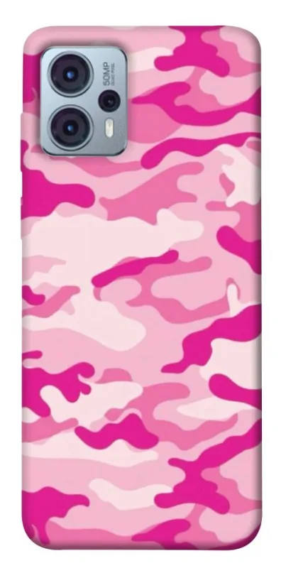 Чехол на Motorola Moto G23 camouflage pink фото 1 из 1