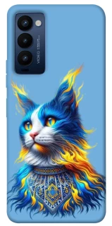 Чохол на TECNO Camon 18 Кіт патріот фото 1 з 1