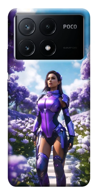 Чохол на Xiaomi Poco X6 Cyber space girl ver.4 фото 1 з 1