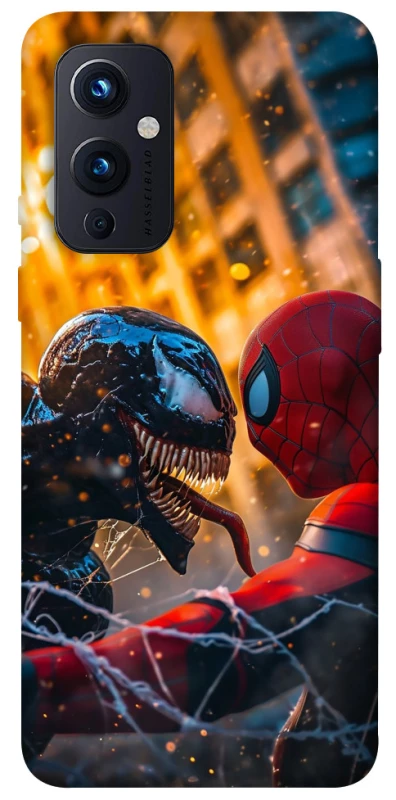 Чохол на OnePlus 9 Venom vs Spiderman фото 1 з 1