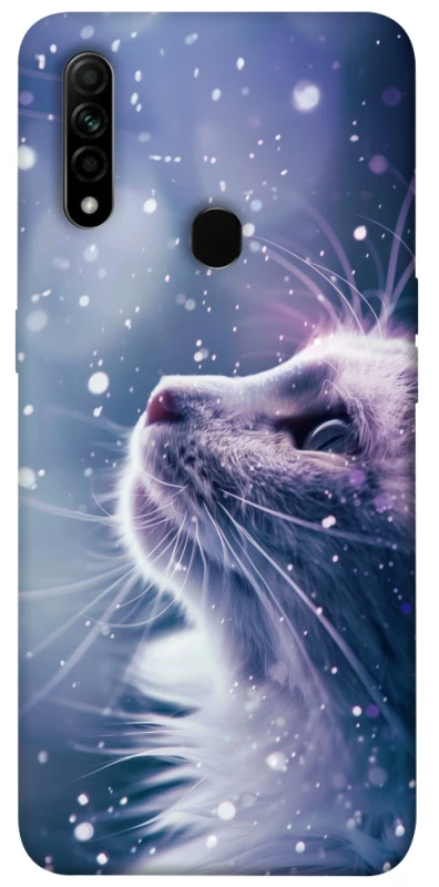Чохол на Oppo A31 Snow cat фото 1 з 1