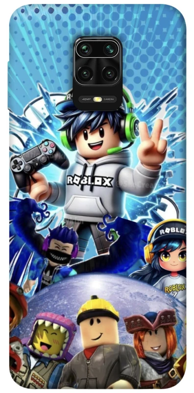 Чехол на Xiaomi Redmi Note 9s / Note 9 Pro / Note 9 Pro Max Roblox collage ver.3 фото 1 из 1