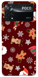 Чехол на Xiaomi Poco X4 Pro 5G Новогодний v6 фото 1 из 1