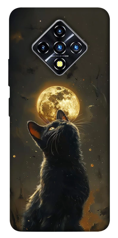 Чехол на Infinix Zero 8 Кот под луной v2 фото 1 из 1