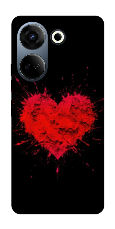 Чохол на TECNO Camon 20 Pro (CK7n) Splash heart фото 1 з 1