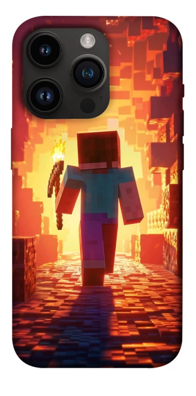 Чохол на Apple iPhone 14 Pro (6.1") Minecraft adventure фото 1 з 1