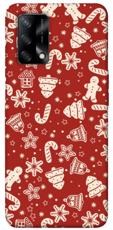 Чохол на Oppo A74 4G Новорічний v3 фото 1 з 1