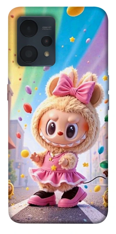 Чехол на Realme 9 4G / 9 Pro+ Labubu rainbow фото 1 из 1