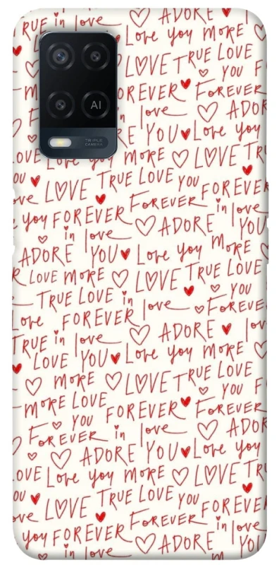 Чехол на Oppo A54 4G Love aesthetic ver.4 фото 1 из 1