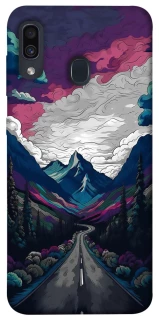 Чехол на Samsung Galaxy A20 / A30 Нарисованные горы фото 1 из 1