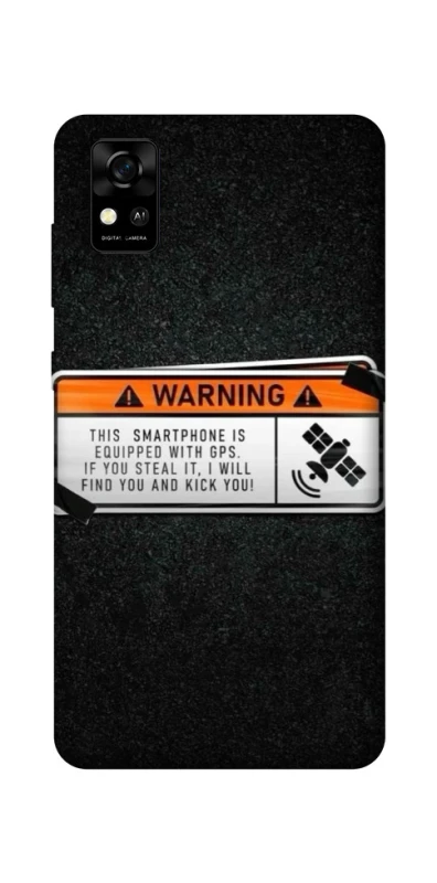 Чохол на ZTE Blade A31 Warning фото 1 з 1