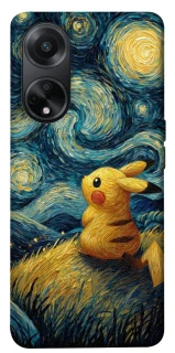 Чохол на Oppo A58 4G Pikachu and Van Gogh фото 1 з 1