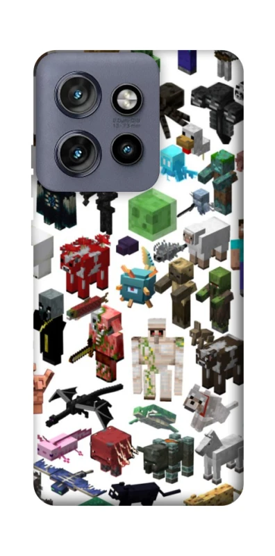 Чохол на Motorola Edge 50 Neo Minecraft v4 фото 1 з 1