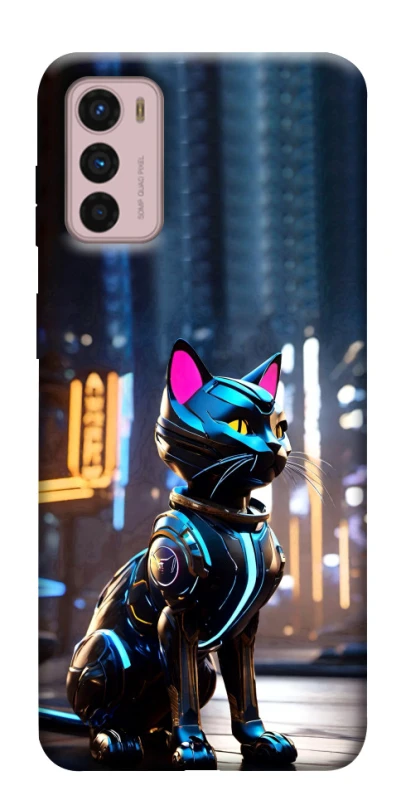 Чохол на Motorola Moto G42 Cyber cat фото 1 з 1