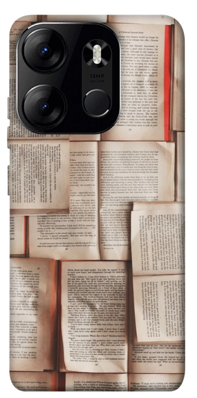 Чехол на Tecno Spark Go 2023 Книги фото 1 из 1