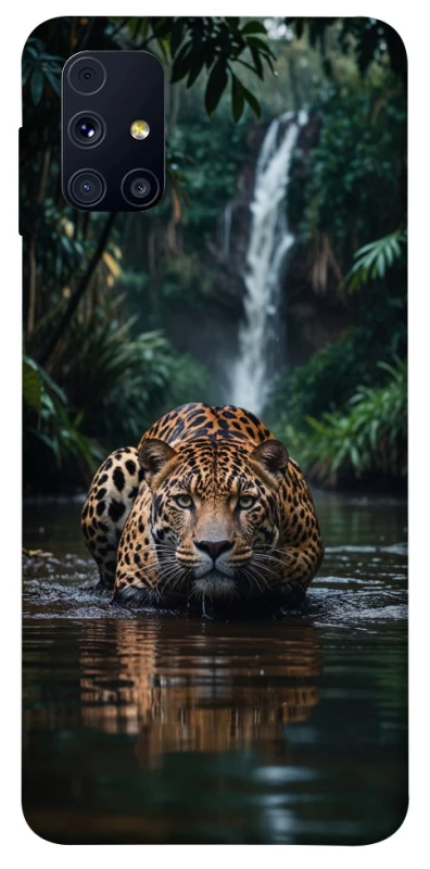 Чехол на Samsung Galaxy M31s Leopard in water фото 1 из 1