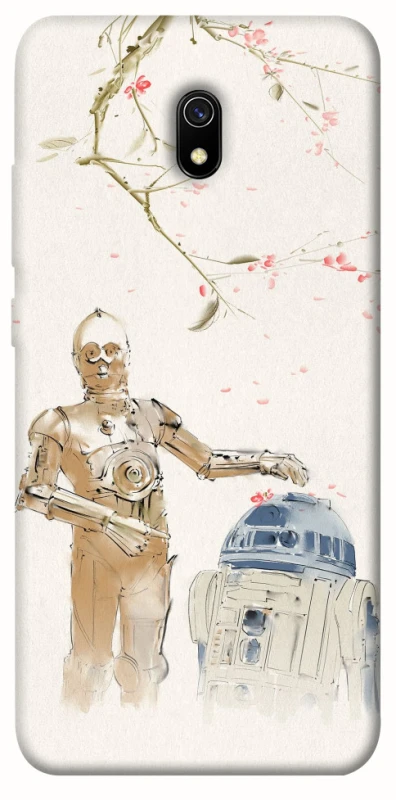 Чехол на Xiaomi Redmi 8a Star Wars robots фото 1 из 1