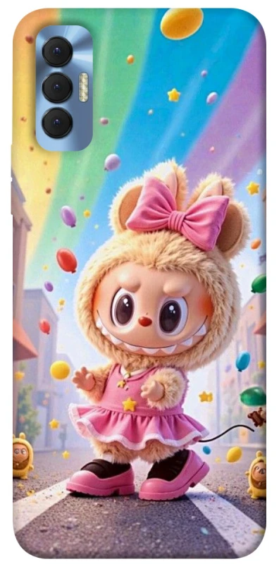 Чохол на TECNO Spark 8P Labubu rainbow фото 1 з 1
