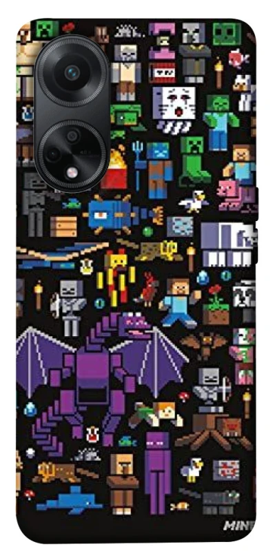 Чохол на Oppo A58 4G Minecraft v5 фото 1 з 1