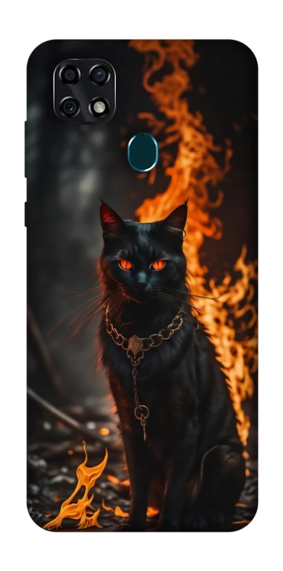 Чохол на ZTE Blade 20 Smart Вогняний кіт фото 1 з 1